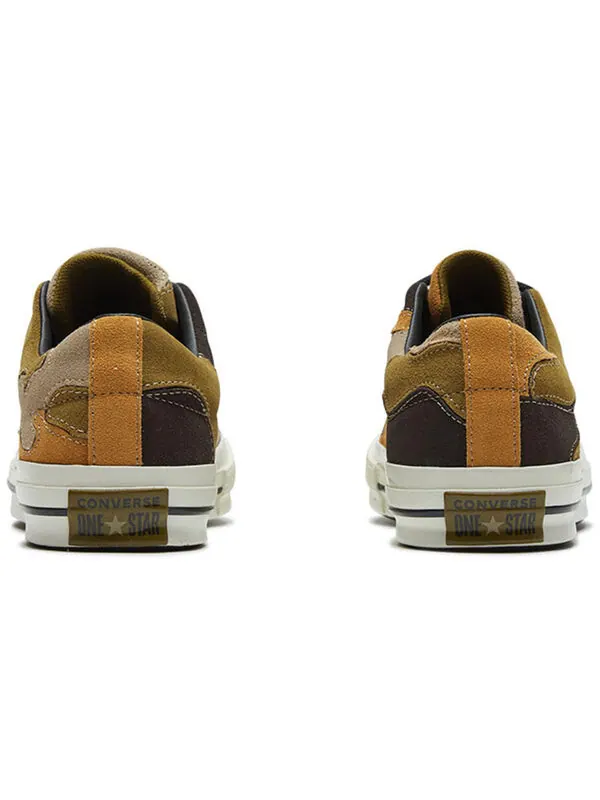 Кроссовки one star ox 'green brown' Converse — изображение 4 из 4, черный/оливковый
