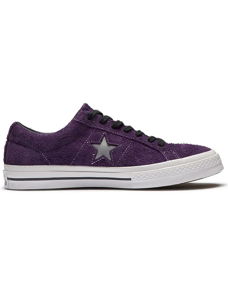 Кеды Converse One Star White Purple — изображение 2 из 6, белый