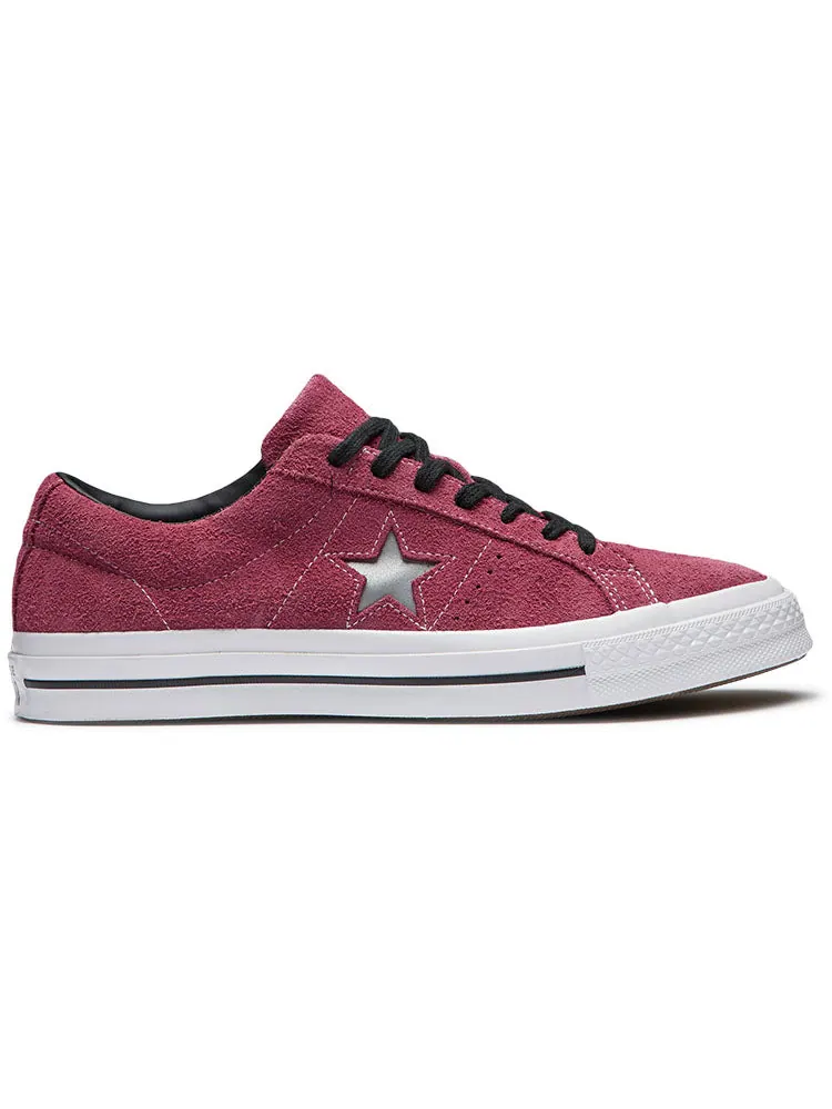 Кеды Converse One Star Low Top Rose Red — изображение 2 из 5, красный