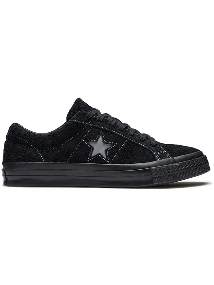 Кроссовки Converse One Star Suede OX 'Black' — изображение 2 из 5, черный