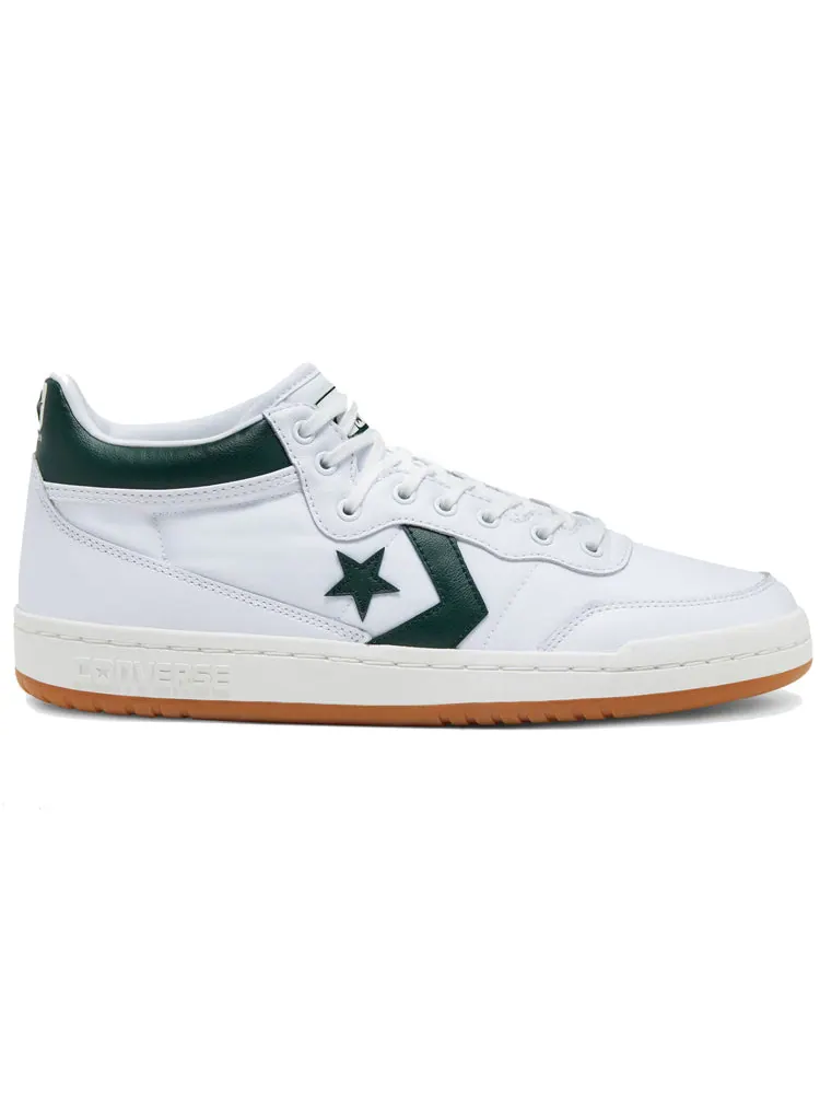 Кеды Converse Fastbreak Pro Mid 'White Deep Emerald' — изображение 2 из 6, белый