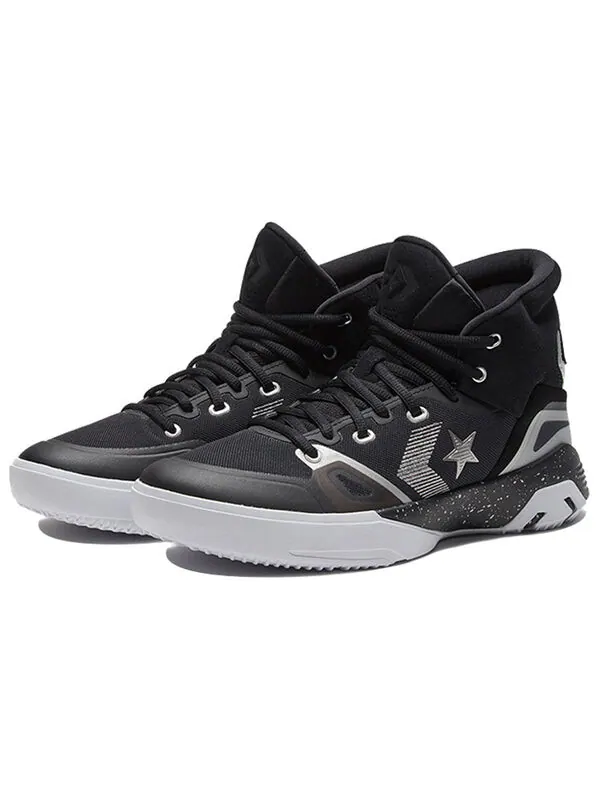 Кроссовки g4 high 'black pure silver' Converse — изображение 3 из 4, черный