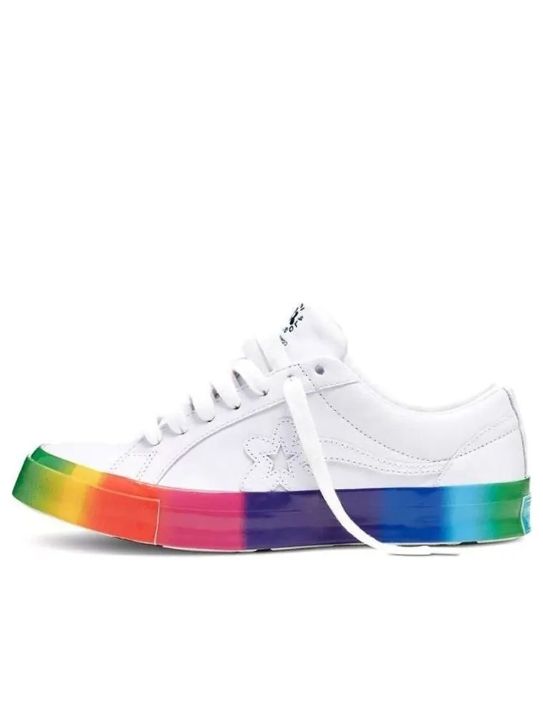 Кеды Converse Golf Le Fleur x One Star Ox 'Rainbow' — изображение 1 из 5, белый