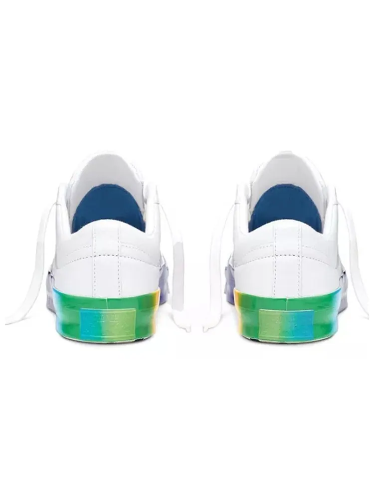 Кеды Converse Golf Le Fleur x One Star Ox 'Rainbow' — изображение 4 из 5, белый