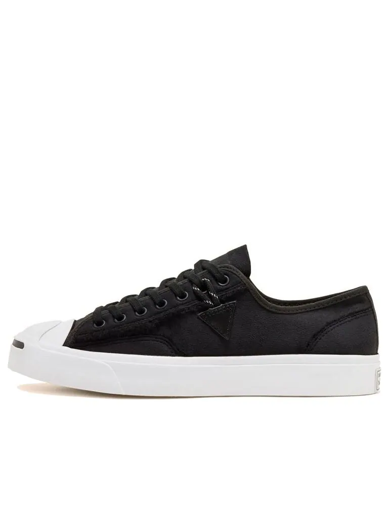 Кеды Converse Faux Fur-Lined Leather Jack Purcell — изображение 1 из 6, черный