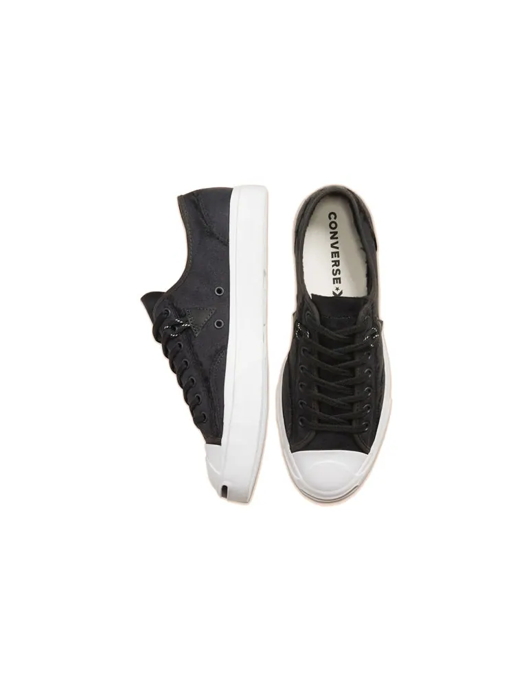 Кеды Converse Faux Fur-Lined Leather Jack Purcell — изображение 4 из 6, черный