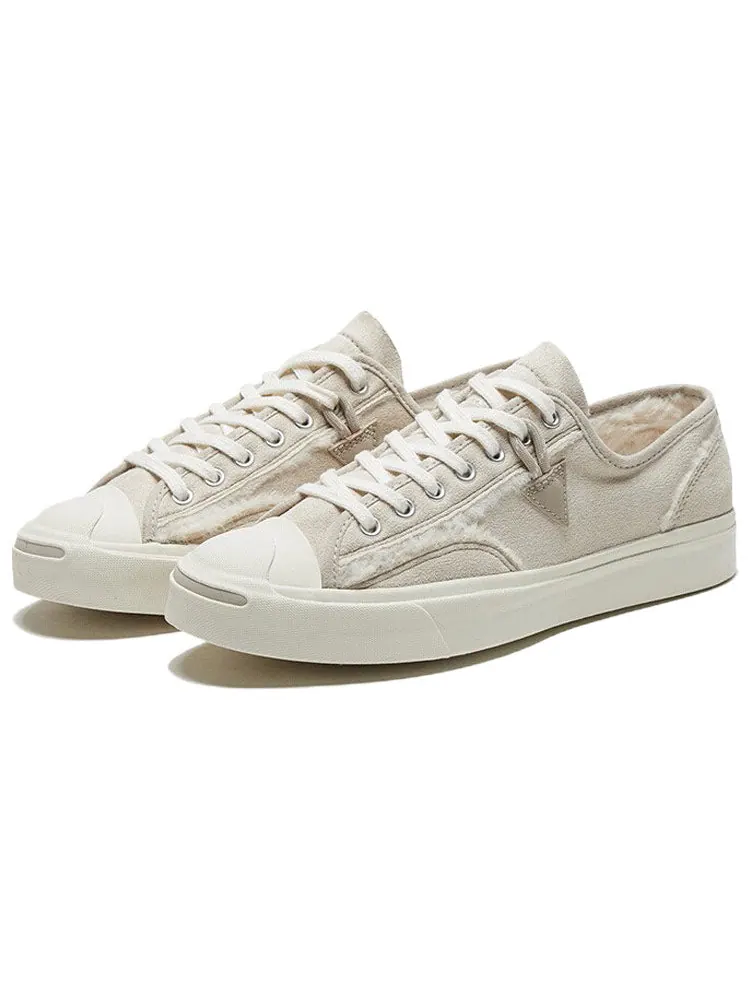 Кеды Converse Faux Fur-Lined Leather Jack Purcell 'Pink/White' — изображение 3 из 5, розовый