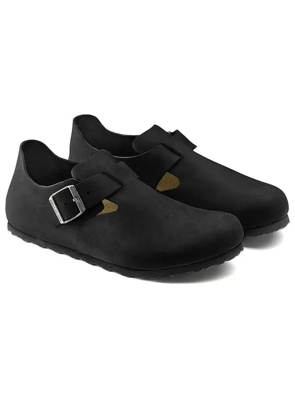 Кроссовки london oiled leather 'black' Birkenstock — изображение 4 из 4, черный