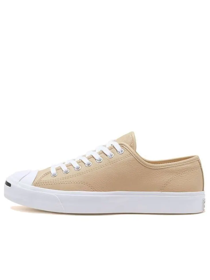 Кеды Converse Seasonal Color Leather Jack Purcell — изображение 1 из 6, коричневый