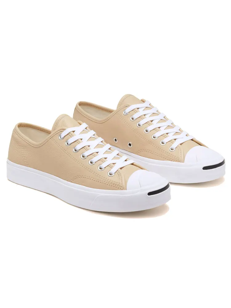 Кеды Converse Seasonal Color Leather Jack Purcell — изображение 4 из 6, коричневый
