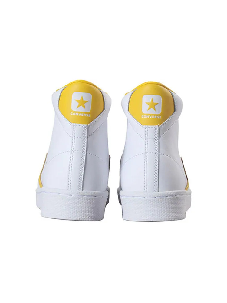 Кеды Converse Pro Leather High 'White Amarillo' — изображение 4 из 5, желтый