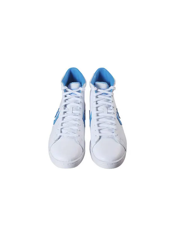Кроссовки pro leather hi 'white blue' Converse — изображение 3 из 4, белый/синий