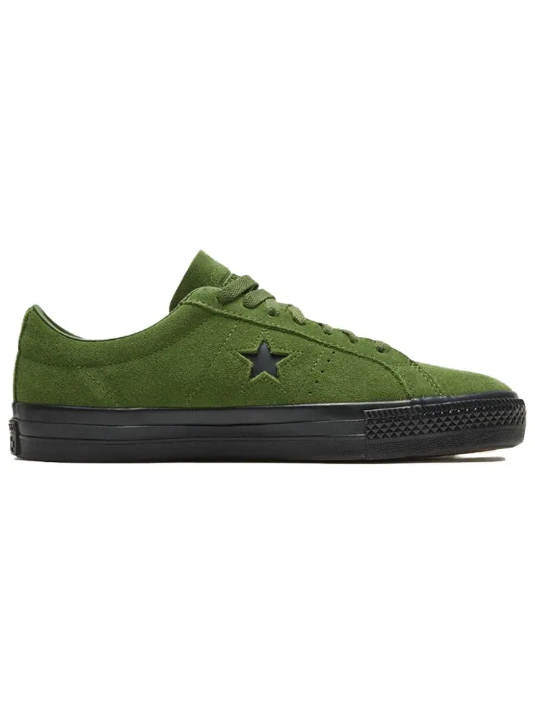 Кеды Converse One Star Pro Retro Low Tops Casual Skateboarding Shoes Unisex Green — изображение 2 из 6, зеленый