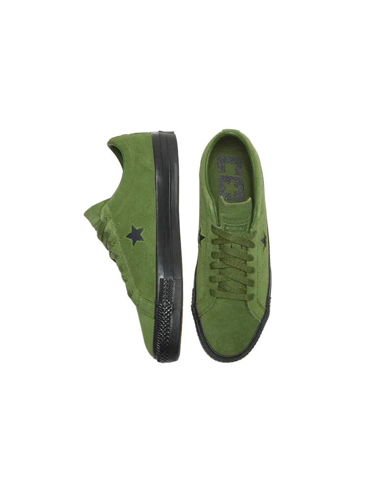 Кеды Converse One Star Pro Retro Low Tops Casual Skateboarding Shoes Unisex Green — изображение 4 из 6, зеленый