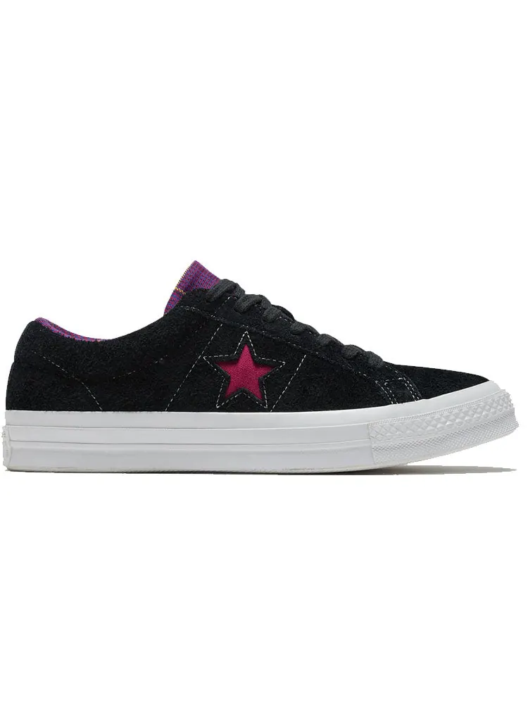 Кеды Converse One Star Suede Seasonal Colors Ox 'Twisted Classic' — изображение 2 из 6, черный