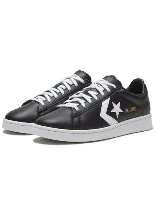 Кроссовки pro leather low 'black white' Converse — изображение 3 из 4, черный