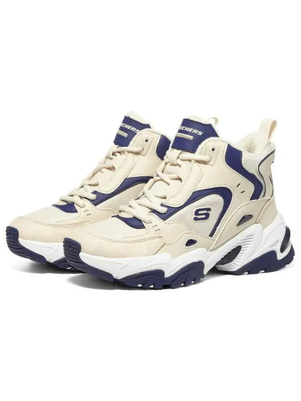 Кроссовки stamina v2 'white navy' Skechers — изображение 3 из 4, белый/темно-синий