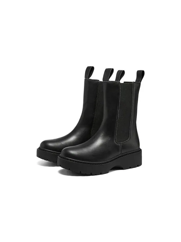 Кроссовки mid top slip on 'black' Skechers — изображение 3 из 4, черный
