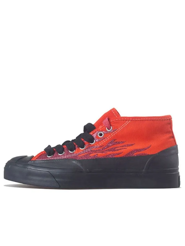 Кеды Converse ASAP Nast x Jack Purcell Mid 'Red Flames' — изображение 1 из 5, красный
