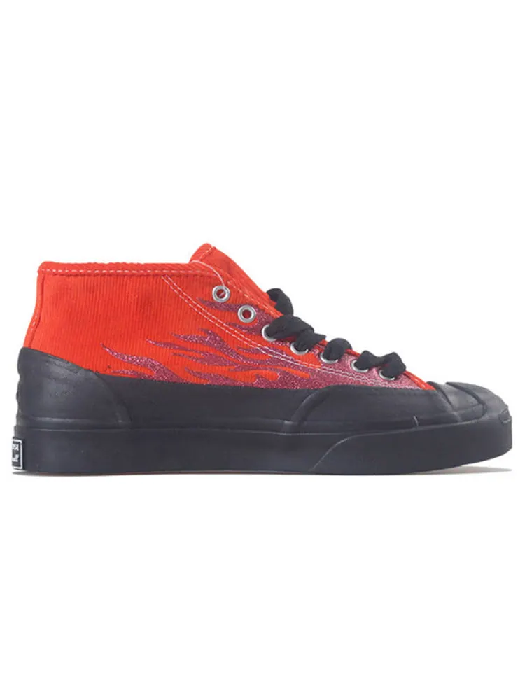 Кеды Converse ASAP Nast x Jack Purcell Mid 'Red Flames' — изображение 2 из 5, красный