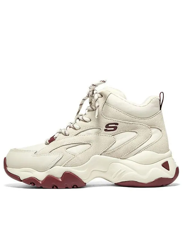 Кроссовки d'lites 3.0 'white burgundy' Skechers — изображение 1 из 4, белый/бордовый
