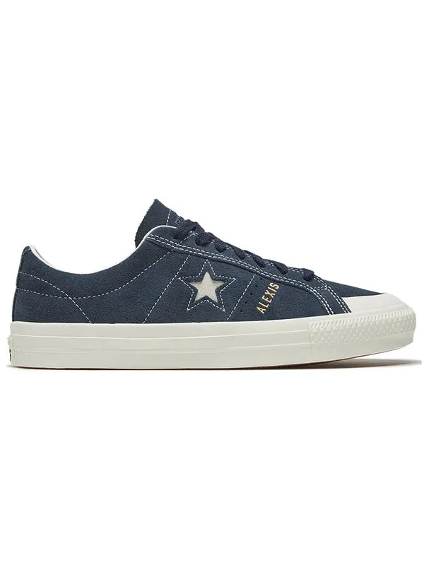 Кроссовки one star pro as cons low 'obsidian' Converse — изображение 2 из 4, синий/белый