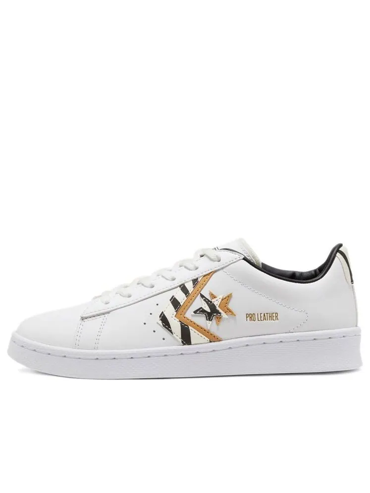 Кеды Converse Pro Leather Low 'Sunblocked - Zebra Print' — изображение 1 из 5, белый