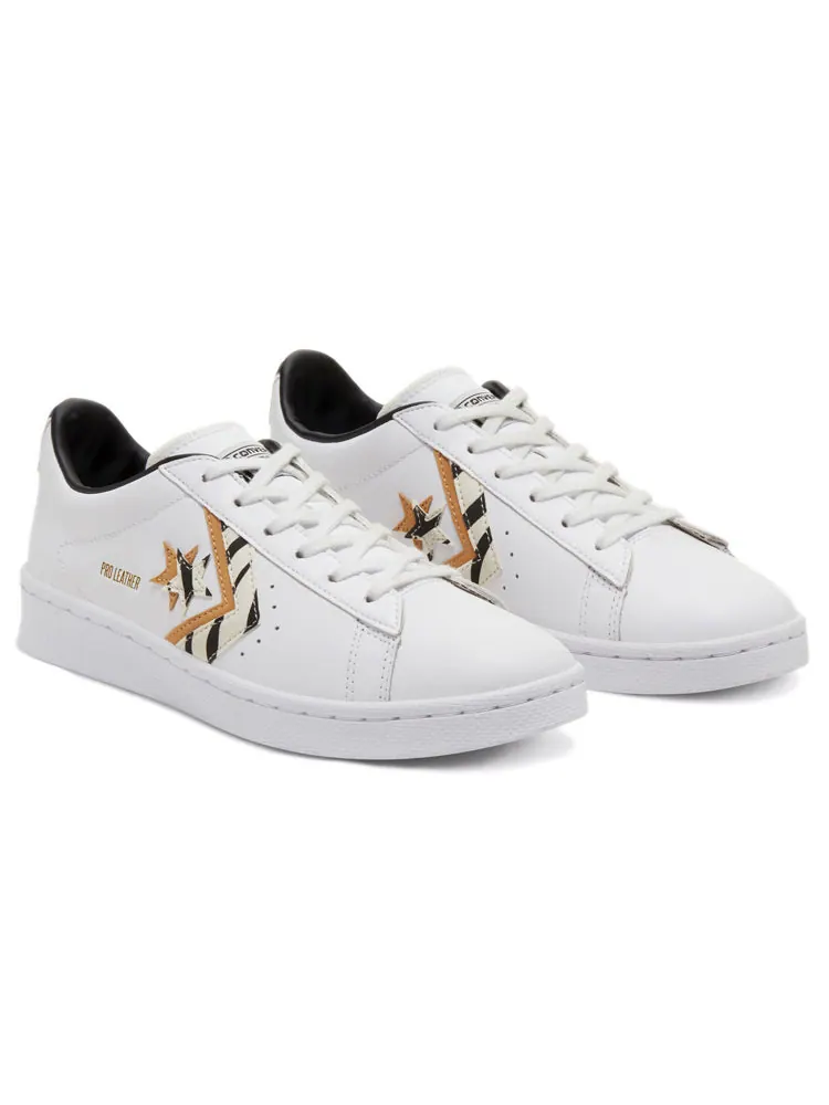 Кеды Converse Pro Leather Low 'Sunblocked - Zebra Print' — изображение 3 из 5, белый