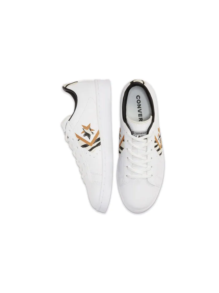 Кеды Converse Pro Leather Low 'Sunblocked - Zebra Print' — изображение 4 из 5, белый