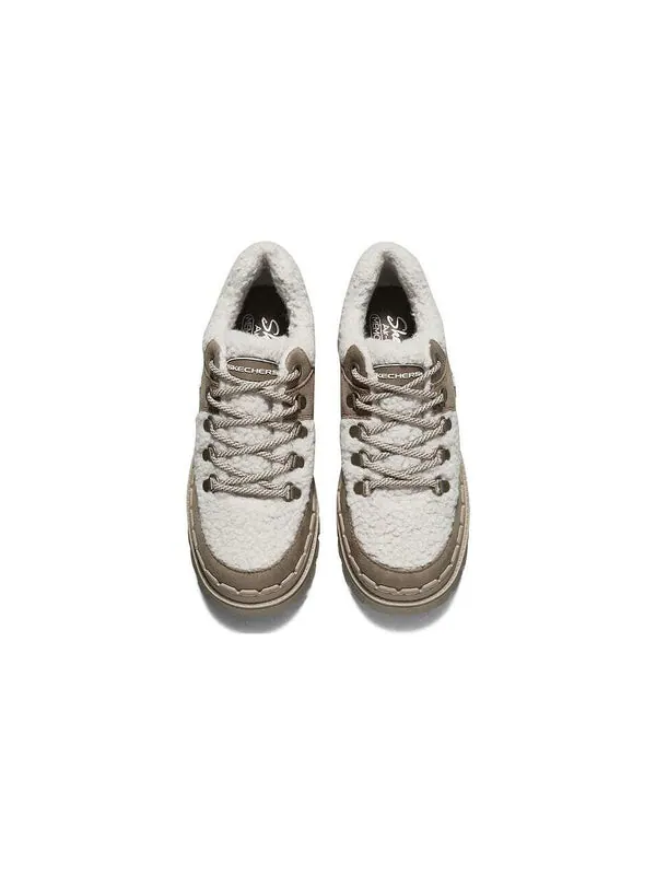 Кроссовки casual high platform shoes 'brown white' Skechers — изображение 4 из 4, коричневый белый