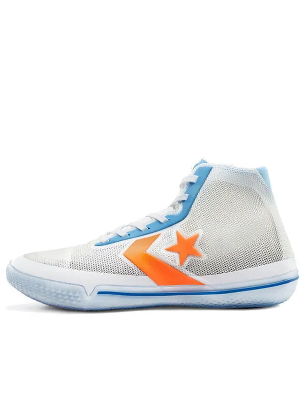 Кроссовки all star pro bb high 'solstice - white royal orange' Converse — изображение 1 из 4, белый/оранжевый/синий