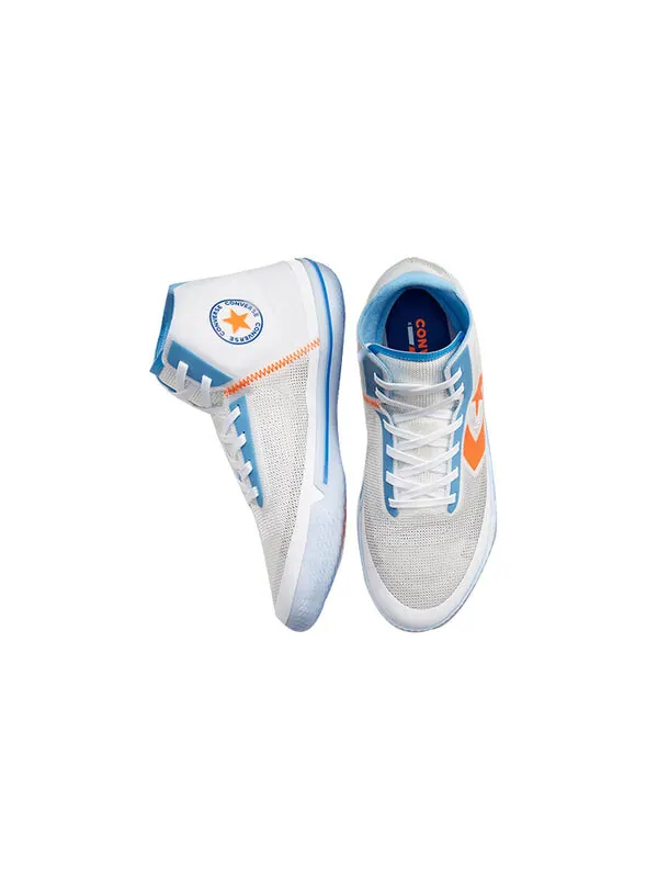 Кроссовки all star pro bb high 'solstice - white royal orange' Converse — изображение 4 из 4, белый/оранжевый/синий
