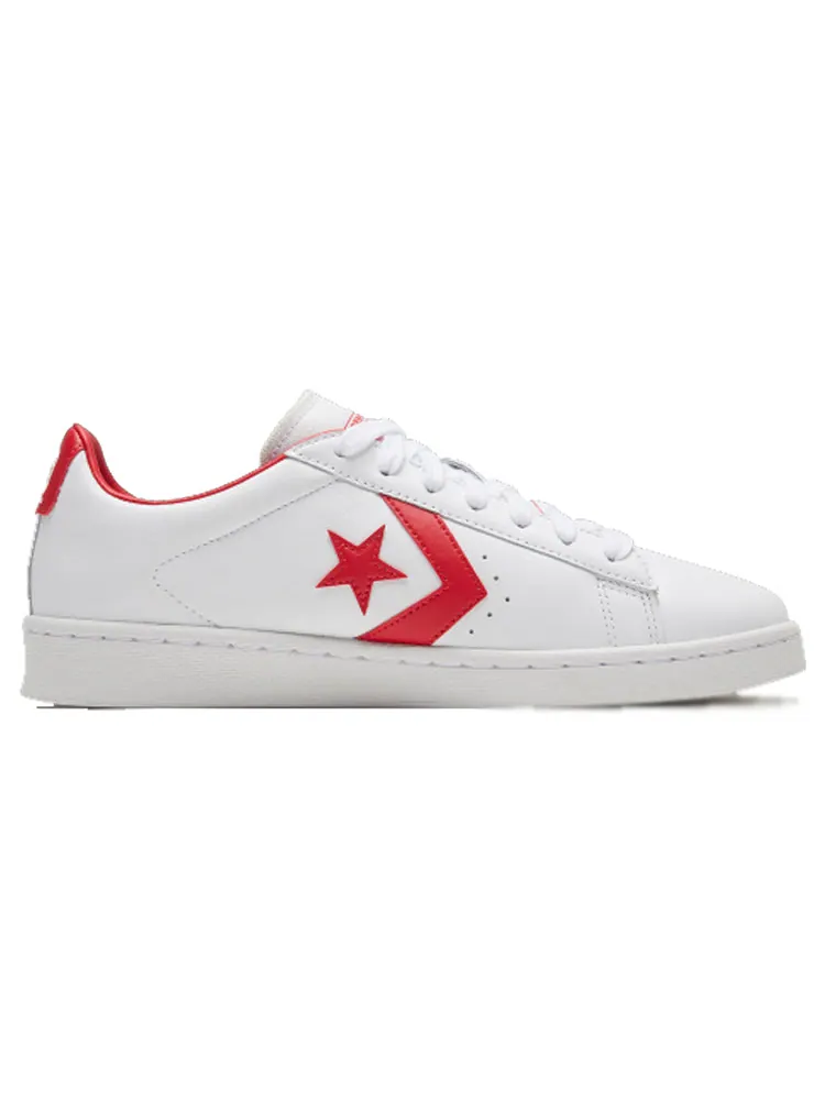 Кеды Converse Pro Leather Low OG 'White University Red' — изображение 2 из 5, красный