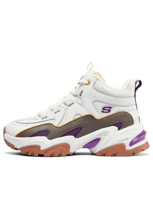Кроссовки stamina shoes 'white purple' Skechers — изображение 1 из 4, белый/фиолетовый