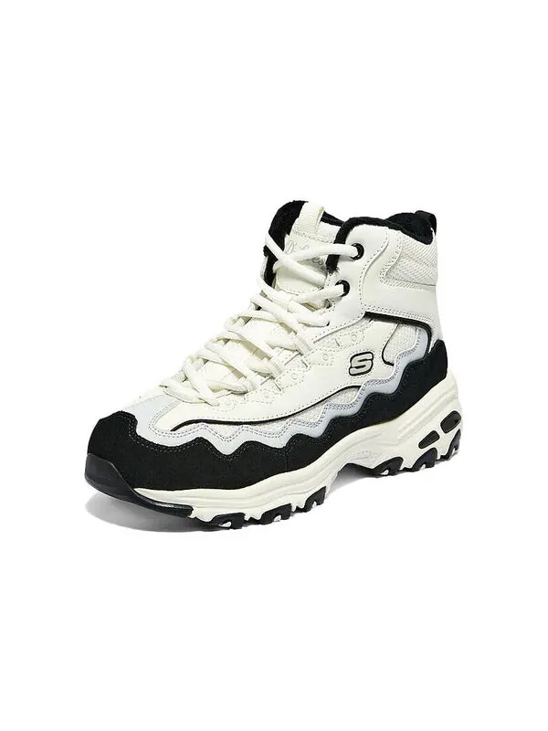 Кроссовки d'lites new lane sneaker 'white black grey' Skechers — изображение 3 из 4, белый/черный/серый
