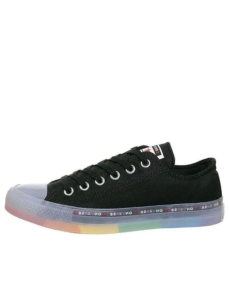 Кеды Converse All Star Low Trainers Rainbow Black Exclusive — изображение 1 из 6, черный