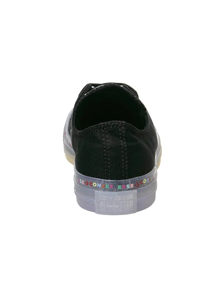 Кеды Converse All Star Low Trainers Rainbow Black Exclusive — изображение 5 из 6, черный