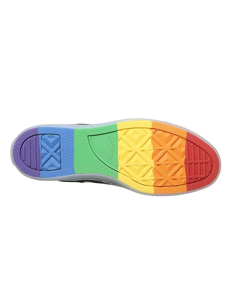 Кеды Converse All Star Low Trainers Rainbow Black Exclusive — изображение 6 из 6, черный