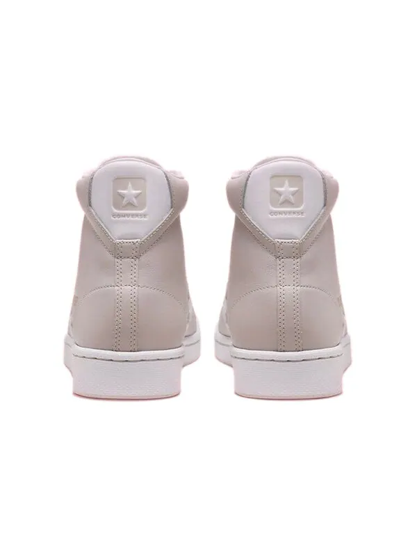 Кроссовки pro leather high 'pale putty' Converse — изображение 4 из 4, белый