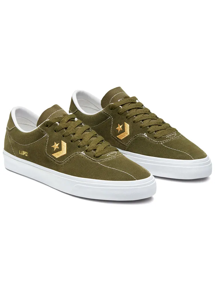 Кеды Converse Louie Lopez Pro Low 'Dark Moss' — изображение 2 из 2, зеленый