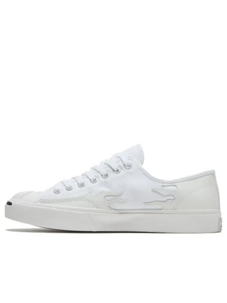 Кеды Converse Jack Purcell 'White Flames' Low Top — изображение 1 из 5, белый