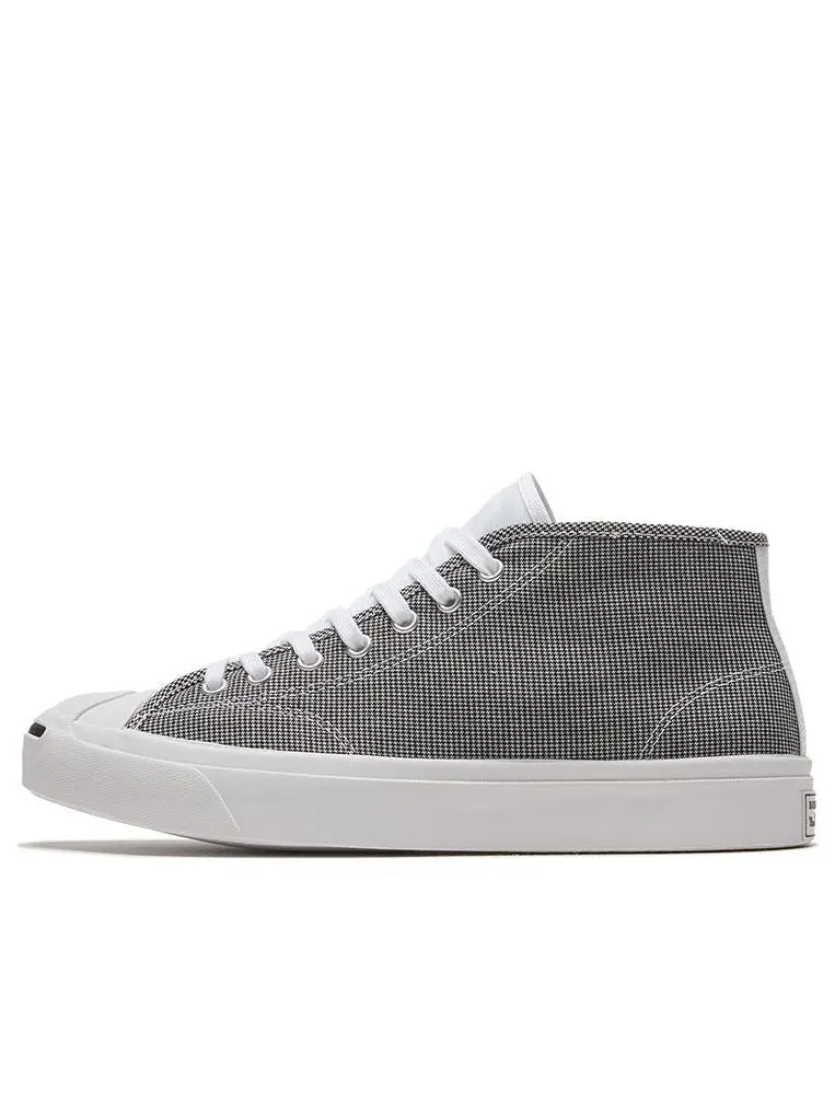 Кеды Converse Jack Purcell Mid 'Grey White' — изображение 1 из 6, серый