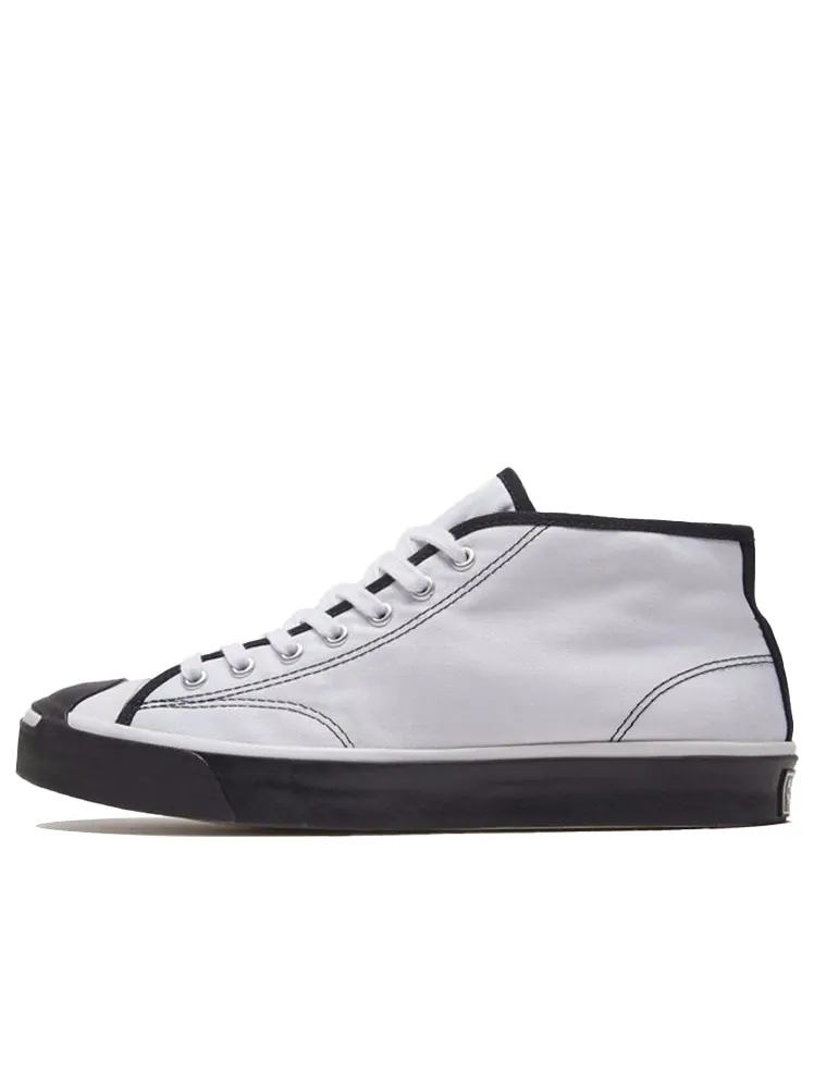 Кеды Converse Jack Purcell Mid 'White Black' — изображение 1 из 5, черный