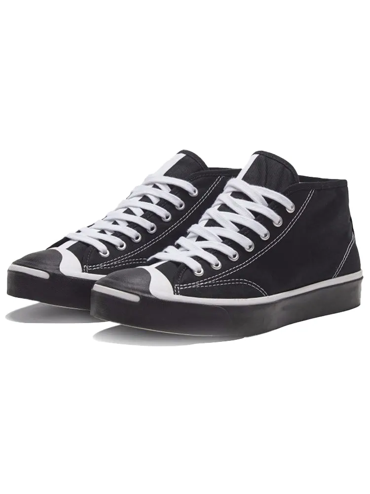 Кеды Converse Jack Purcell Mid 'White Black' — изображение 3 из 5, черный
