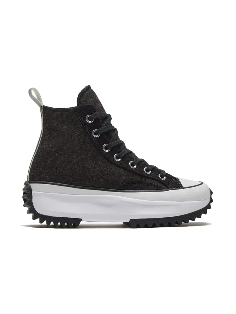 Кеды Converse Run Star Hike High 'Black Ice - Black Silver' — изображение 2 из 5, черный