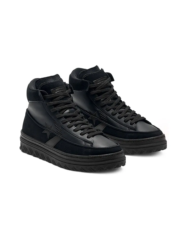 Кеды Converse Pro Leather X2 High 'Black Ice - Triple Black' — изображение 3 из 6, черный