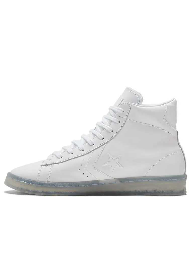 Кроссовки Converse Pro Leather High 'Black Ice - White Clear' — изображение 1 из 6, белый