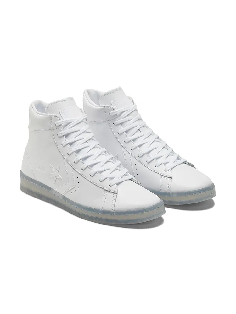 Кроссовки Converse Pro Leather High 'Black Ice - White Clear' — изображение 3 из 6, белый