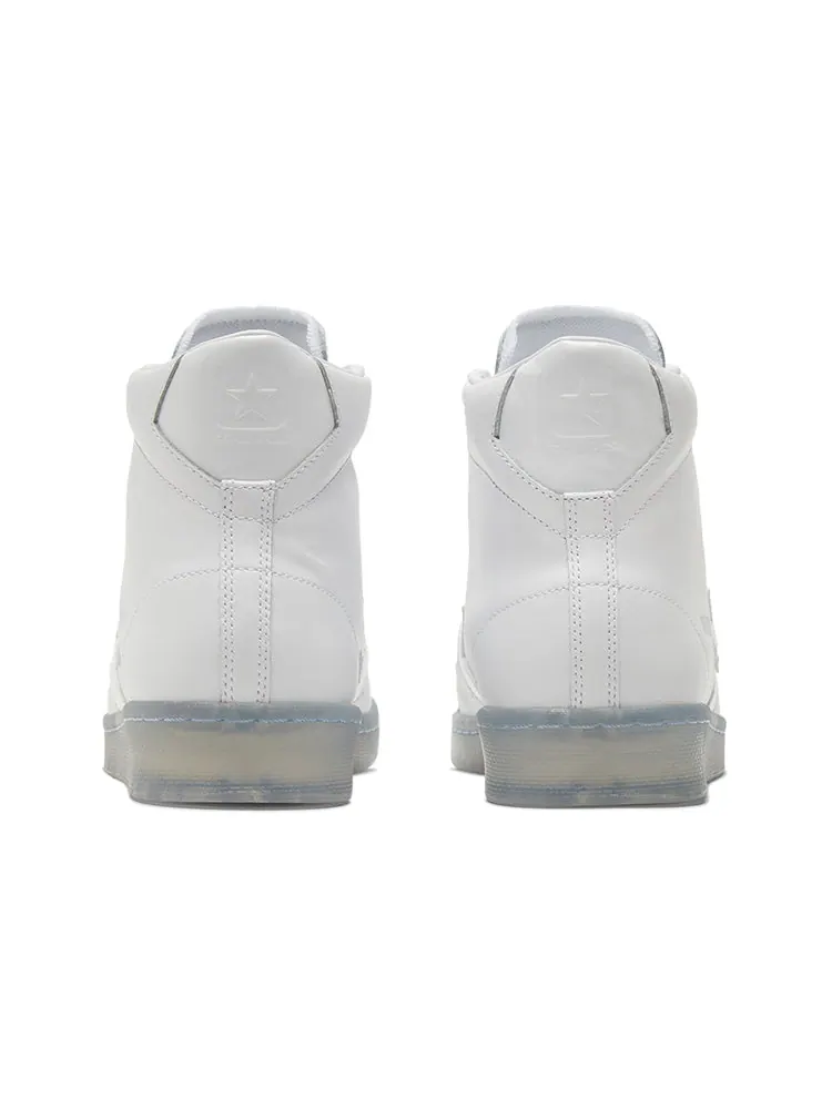 Кроссовки Converse Pro Leather High 'Black Ice - White Clear' — изображение 4 из 6, белый