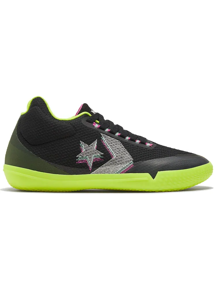Кроссовки Converse All Star BB Evo Mid 'Hi-Vis Collection - Black Lemon Venom' 169510C — изображение 2 из 6, черный